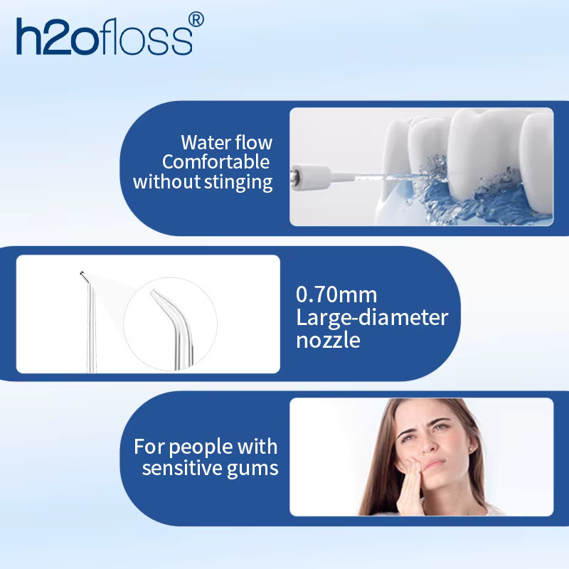 H2ofloss Wasser Flosser Munddusche, 300 ml, Schwarz, Unisex - Bild 3