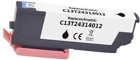 Renkforce Druckerpatrone Schwarz kompatibel mit Epson T2431XL 24XL C13T24314012 RF-ET2431XLBK RF-6728554 - Bild 1