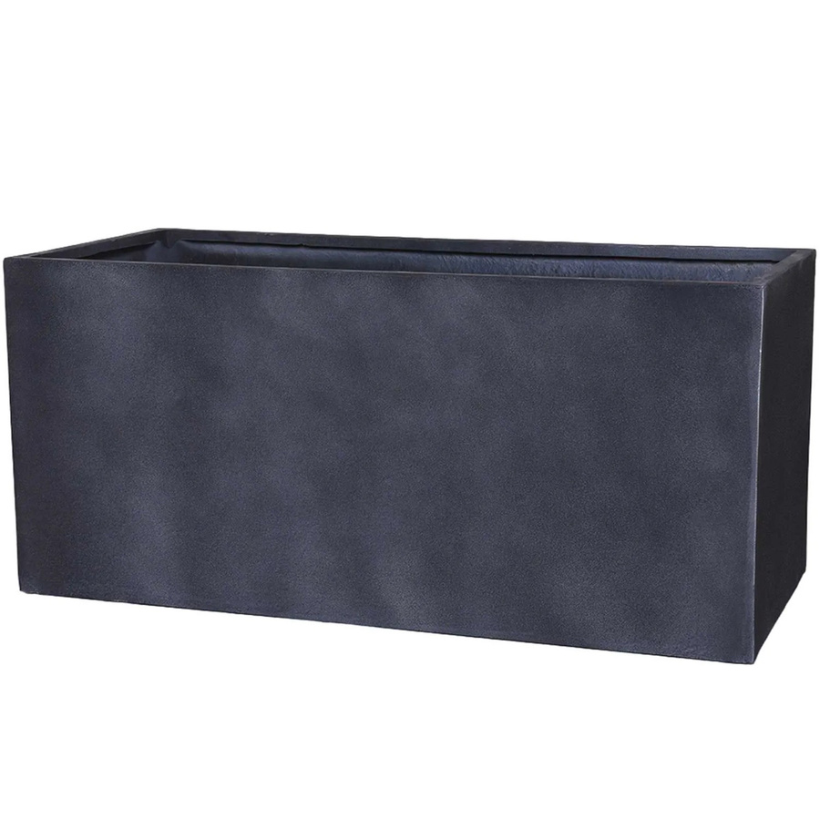 Vivanno Pflanztrog Maxi aus Fiberglas in Anthrazit, B/T/H: 100 x 45 x 45 cm - Bild 2