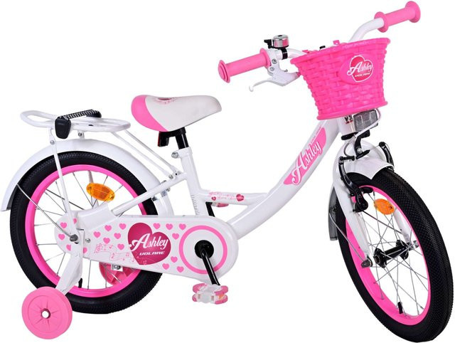 TPFSports Ashley Kinderfahrrad, Mädchen, 16 Zoll, Weiß, Rücktritt + Handbremse - Bild 1