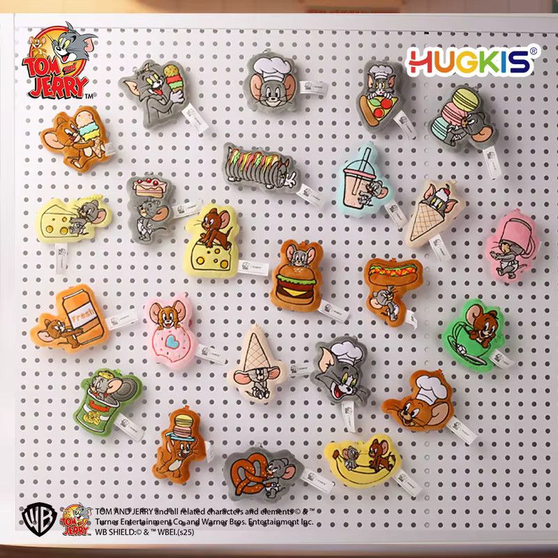 HUGKSI Tom und Jerry Magnetischer Kühlschrank Plüschtier Blindbox Cartoon-Figur Sammlerstück - Bild 2