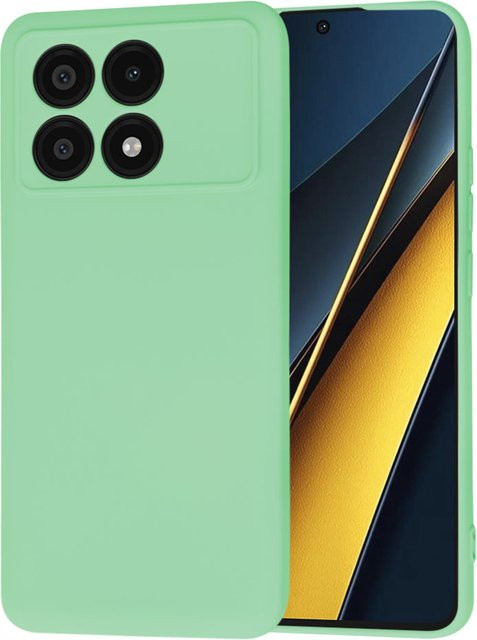 Techsuit SoftFlex Schutzhülle für Xiaomi Poco X6 Pro in Hellgrün - Bild 1