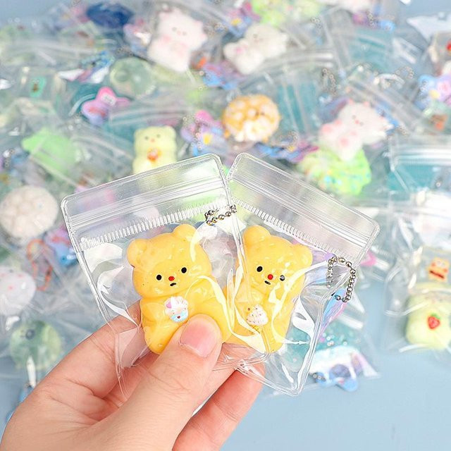 BC Pet Supplies Taba Squishy Kawaii Mini Tier Katzenpfote Eiswürfel Bär, 5-10-teiliges Set - Bild 1