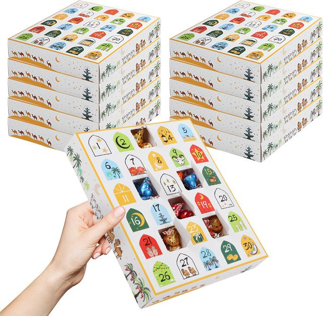 Ramadan Adventskalender Boxen DIY Geschenkboxen für den 30-Tage-Countdown zum Eid Al Fitr in Mehrfarbig - Bild 1