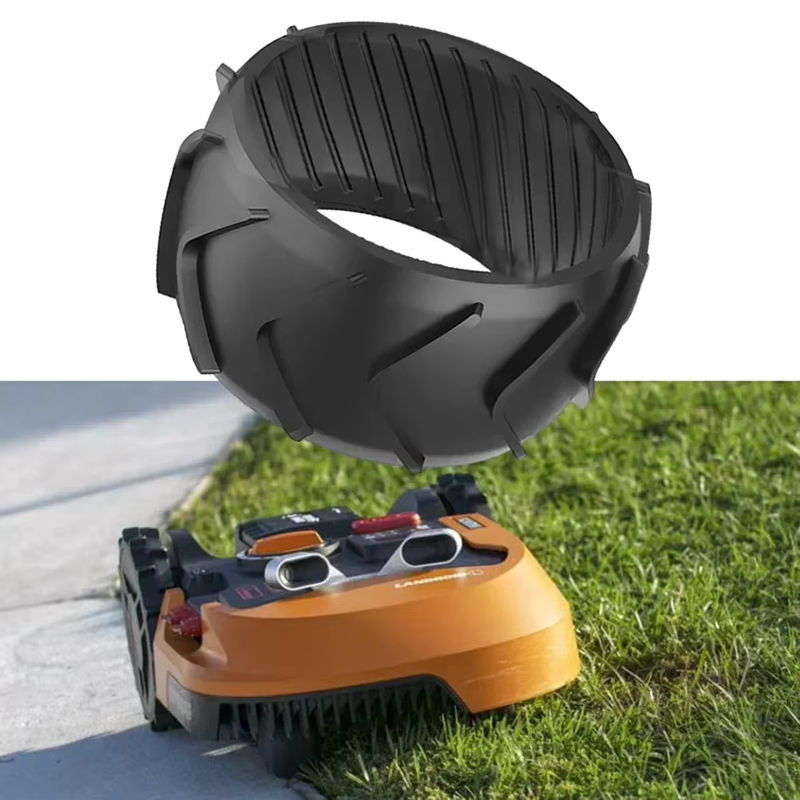 Worx Ersatz Vorderrad mit Gummi Anti-Skid Profil für Robotic Rasenmäher M500 M700 M1000 in Schwarz - Bild 3