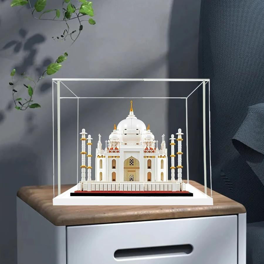Whosee Acryl-Displaybox transparent als staubdichte Vitrine zur Desktop-Aufbewahrung, B/T/H: 40 x 10 x 15 cm - Bild 5