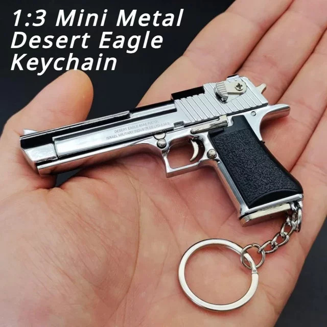 MYGVN Mini-Spielzeugpistolen-Modell, 1:3 Maßstab, Metall, Legierung, Schlüsselanhänger - Bild 1
