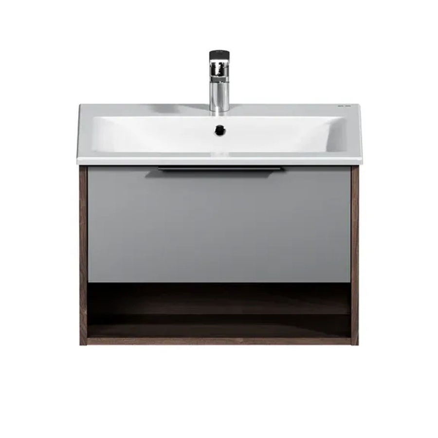 AM.PM Waschtischunterschrank mit Becken in Grau Matt, Wandmontage, Breite: 60 cm - Bild 2