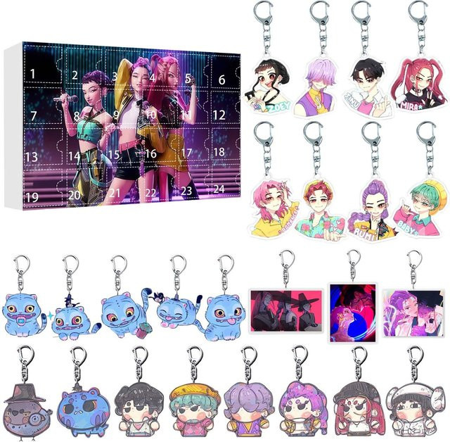 Huntrix Kpop Dämonenjäger Adventskalender, Blind Box, Spielzeug - Bild 1