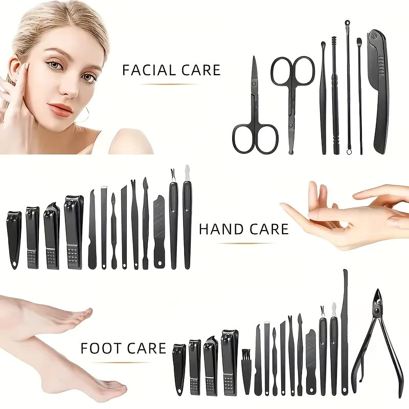 Ouriner Nagel- und Fußreparaturset, 16-teilig, Edelstahl, Unisex - Bild 2