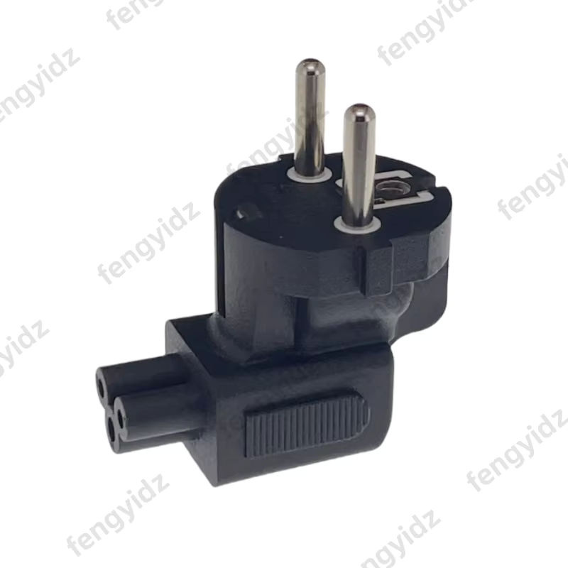 Fengyidz EU-Stromkabel-Steckeradapter von CEE 7/7 Euro Schuko auf IEC320 C5 in Schwarz - Bild 5