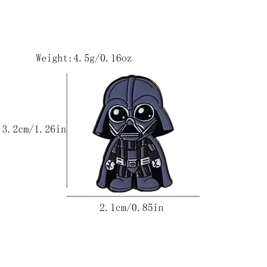 Star Wars Pin-Set, 6-teilig, Emaille, Bunt, Unisex - Bild 2