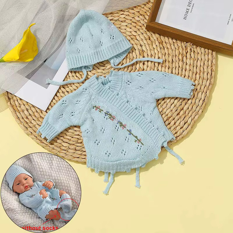JINGXIN PRINCESS Baby Puppe Kleidung, Zubehör, Blau, Plüsch / Textil - Bild 1