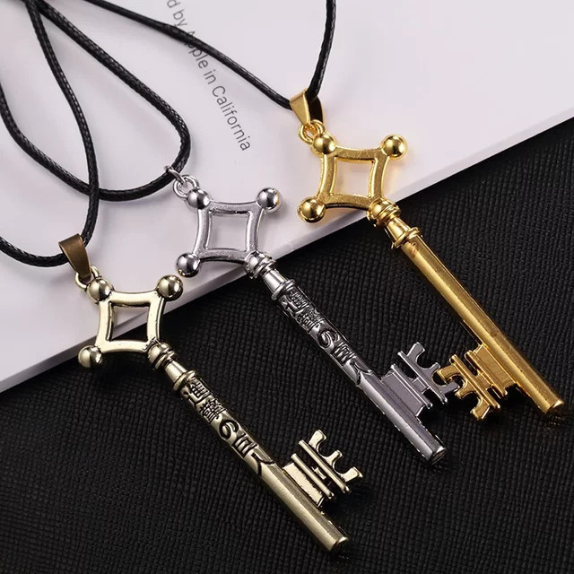 SUMENG Halskette Eren Key, Titan, Gold, Herren, Vintage - Bild 1