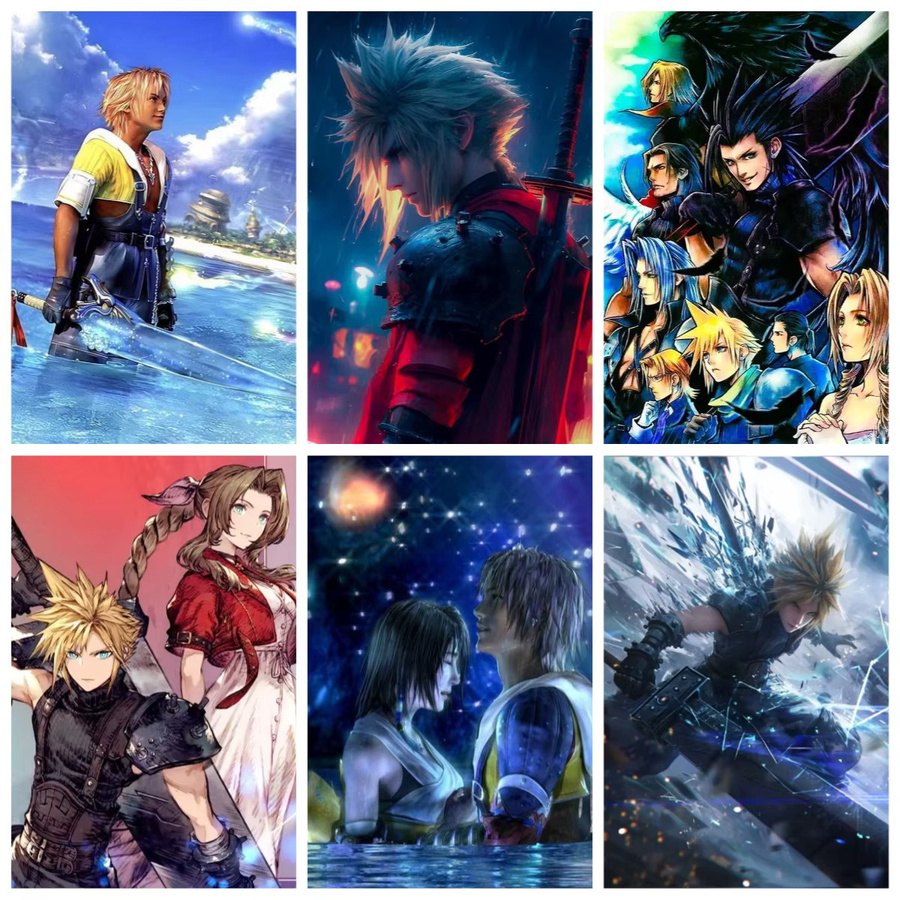 KAYOU Final Fantasy Cartoon-Puzzle, Pappe / Karton, bunt / mehrfarbig - Bild 2
