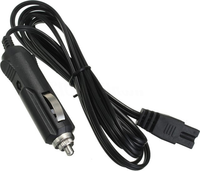 12 V Netzkabel für Auto-Kühlschränke mit Gefrierfach, schwarz - Bild 1