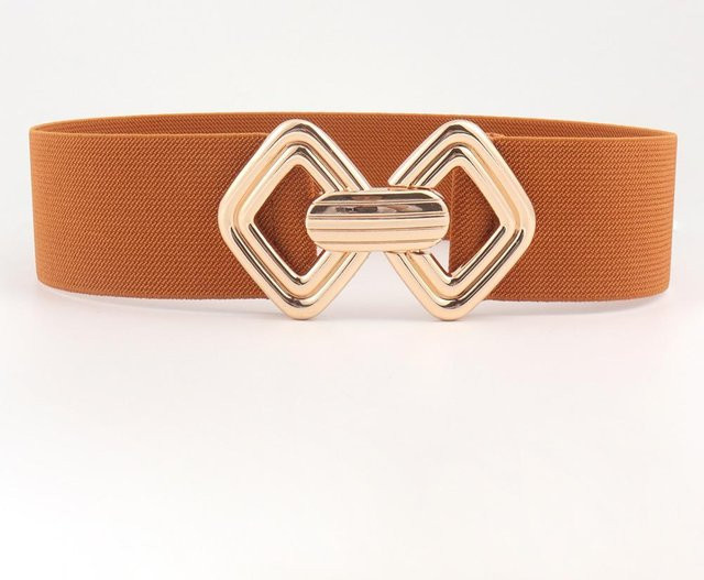 Lighteninglife Gürtel Damen, Vintage-Stil, brown - Bild 1