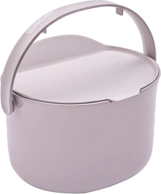Skaza Biomülleimer Organko Daily Hellgrau mit Klappdeckel, B/T/H: 38,0 x 27,0 x 32,0 cm - Bild 1