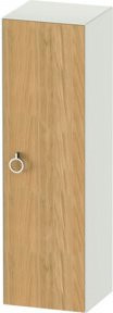 Duravit Halbhochschrank White Tulip in Weiß mit Glastüren, Wandmontage, B/T/H: 40 x 36 x 132 cm - Bild 1