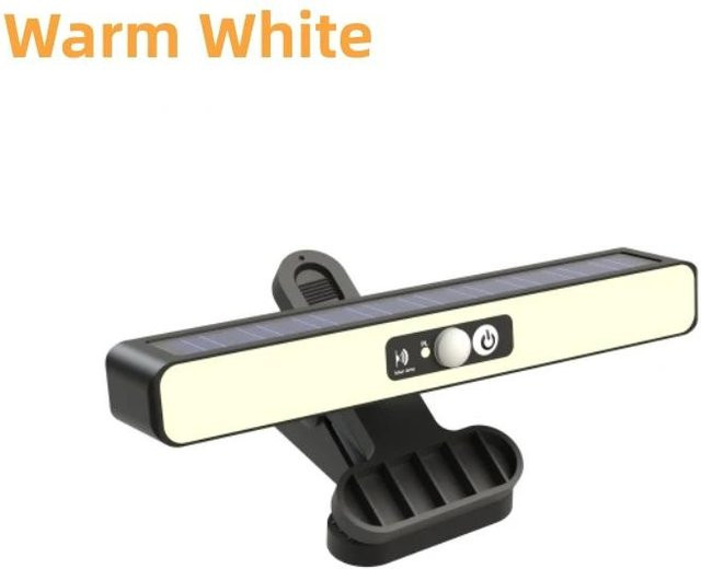 YJMP Super Lighting Solar-Bewegungsleuchten für den Außenbereich, 2er-Set wasserdichte LED-Zaunleuchten mit 36 LEDs in Warmweiß - Bild 1