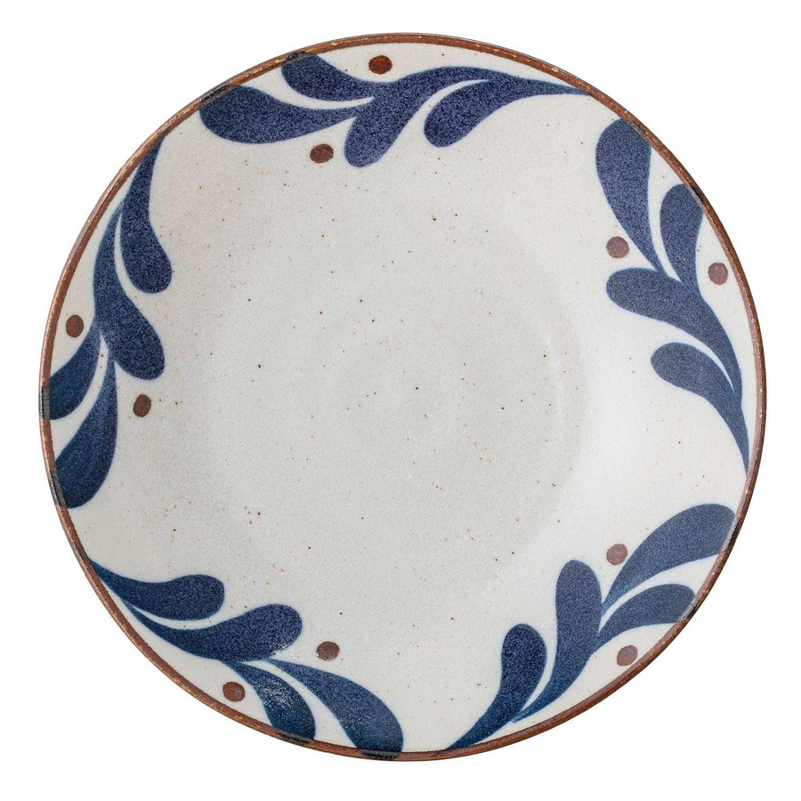 Bloomingville Tiefer Teller aus Porzellan Camellia Blau Durchmesser: 22 cm - Bild 1