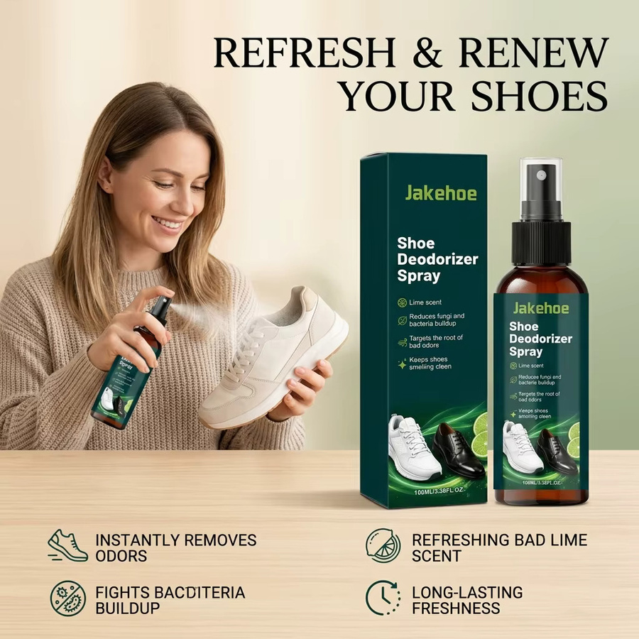 JAKEHOE Schuh-Deo-Spray mit Zitrusduft als Geruchsentferner und Hemmstoff gegen Bakterien und Pilze - Bild 6