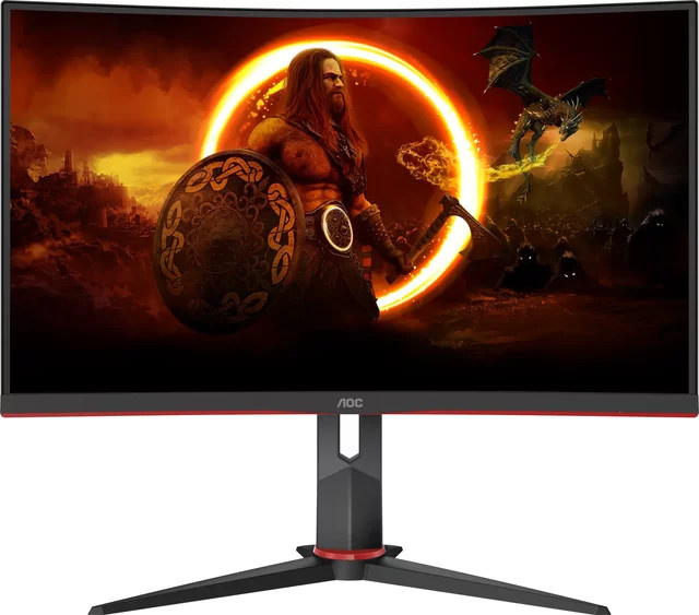 AOC C27G2Z3/BK Computerbildschirm 68,6 cm (27 Zoll) Full HD LED VA Schwarz-Rot - Bild 1