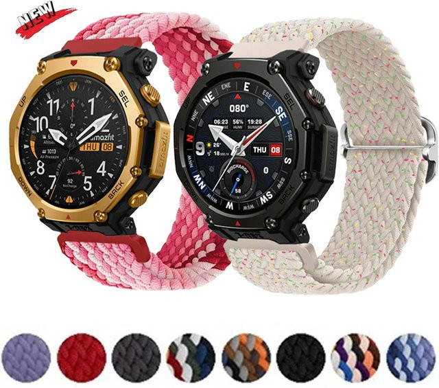 Uhrenarmband Nylon, geflochten, 20/22 mm, Unisex - Bild 1