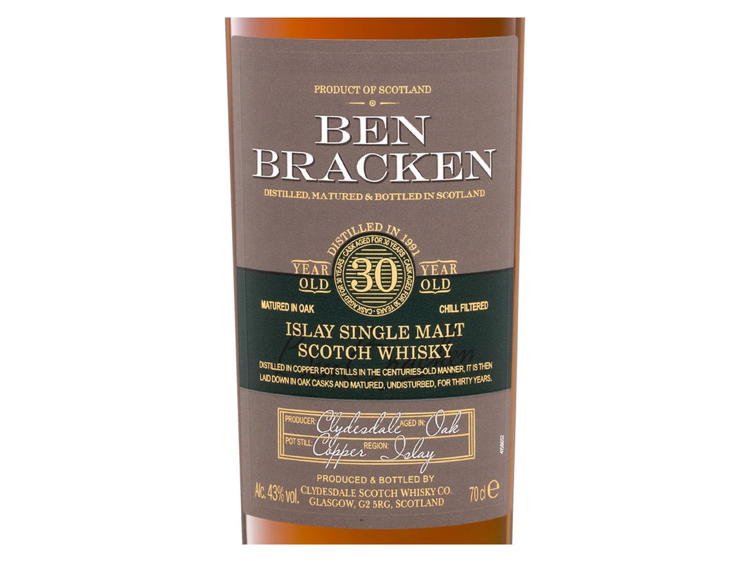 Ben Bracken Islay Single Malt Scotch Whisky 30 Jahre 0,7 l - Bild 2
