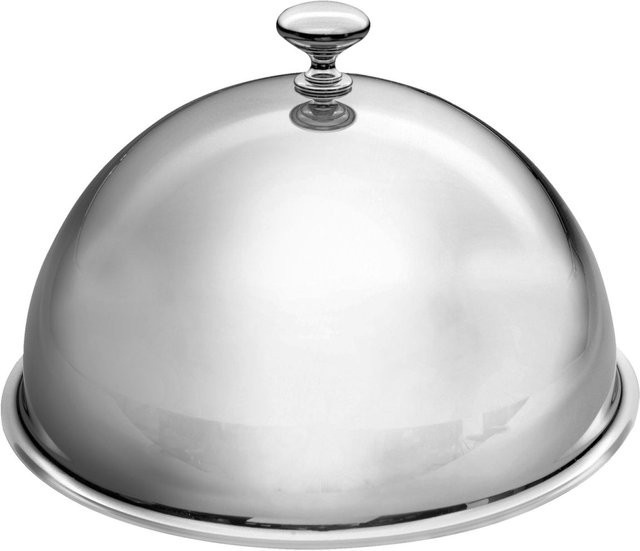 VEGA Cloche Loger Servierglocke aus Edelstahl in Silber, Durchmesser: 25,9 cm, Höhe: 16,0 cm - Bild 1