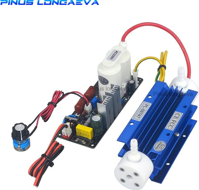 Einstellbares Quarzrohr-Ozongenerator-Kit zur Luft- und Wasserreinigung mit 3 Gramm Ozonleistung in Blau - Bild 1