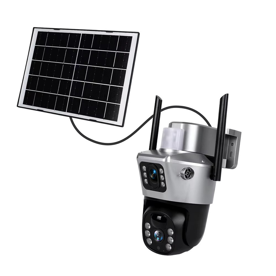 Podofo V380PRO 6MP HD Kabellose Solarkamera mit WiFi und SIM-Karte, 4K IP-Netzwerkkamera mit PIR Menschenerkennung und IP66 Schutzklasse - Bild 7