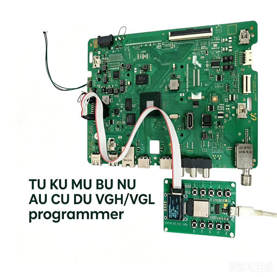Samsung Programmierer für TV-Modelle VGH VGL TU KU MU BU NU AU CU DUVGH VGL in Blau und Grün - Bild 3
