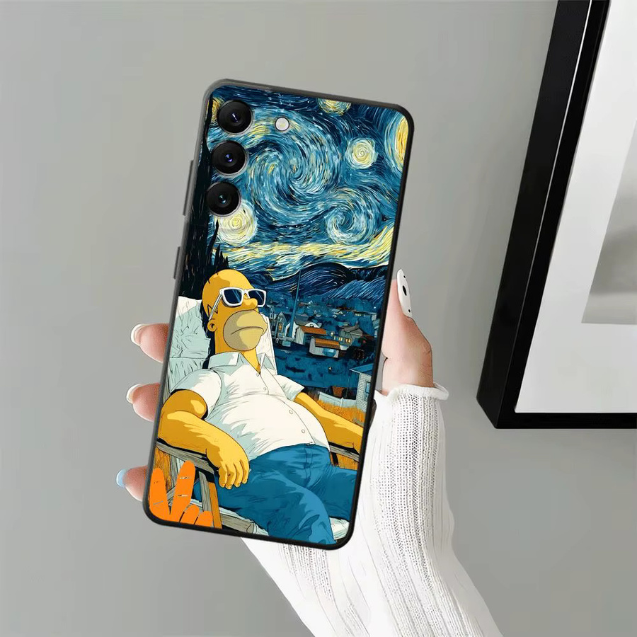 Handyhülle mit The Simpsons Homer Art für Samsung Galaxy A-Serie in Multicolour - Bild 2