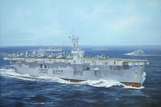 Trumpeter USS CVE-26 Sangamon, Fahrzeuge, Grau - Bild 1
