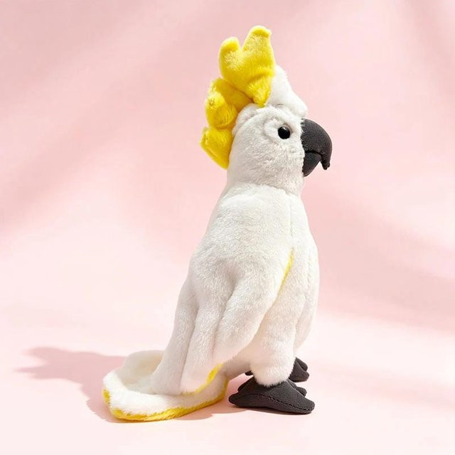 Papageien-Stofftier, Ara Kakadu Plüschtier, Tropischer Vogelpuppe, 22cm - Bild 1