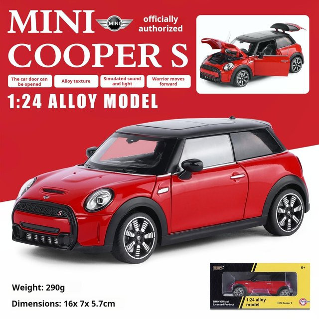 Linyi toy car Mini Cooper S, Spielzeugauto, 1:24, ab 14 Jahre - Bild 1