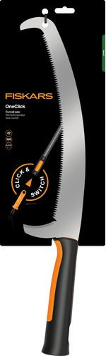 Fiskars Astsäge OneClick QuikFit in Schwarz mit Klingenschutz, B/H/L: 3,7 x 14,5 x 62,1 cm - Bild 2