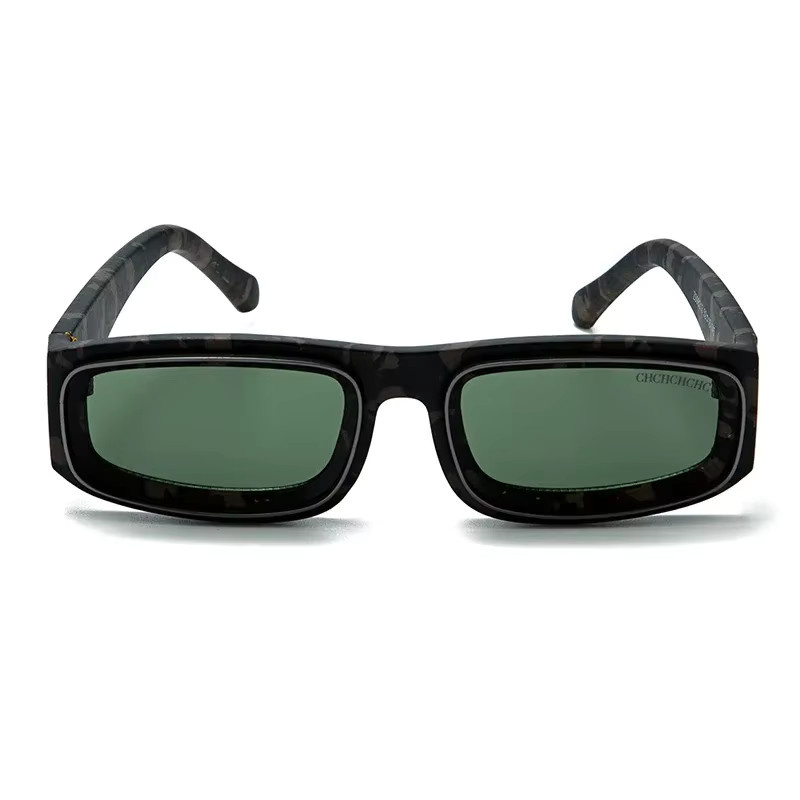 CH Brand Sonnenbrille Damen, Vollrand, rechteckig, Kunststoff - Bild 1