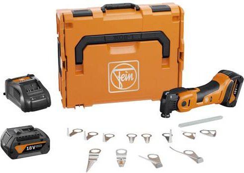 Fein Multimaster AMM 700 1.7 Q Autoglas AS Akku-Multifunktionswerkzeug Set mit 2 Akkus und Ladegerät in Orange - Bild 1