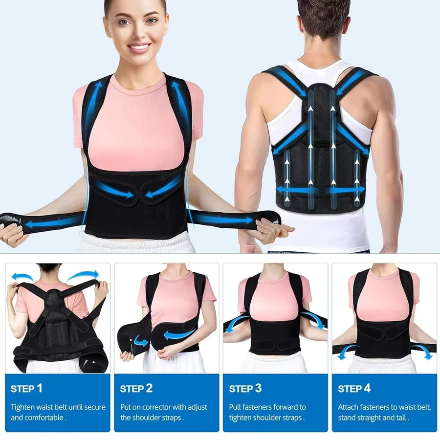 FUBEICHLY Rückenstütze Haltungskorrektur, Unisex - Bild 2