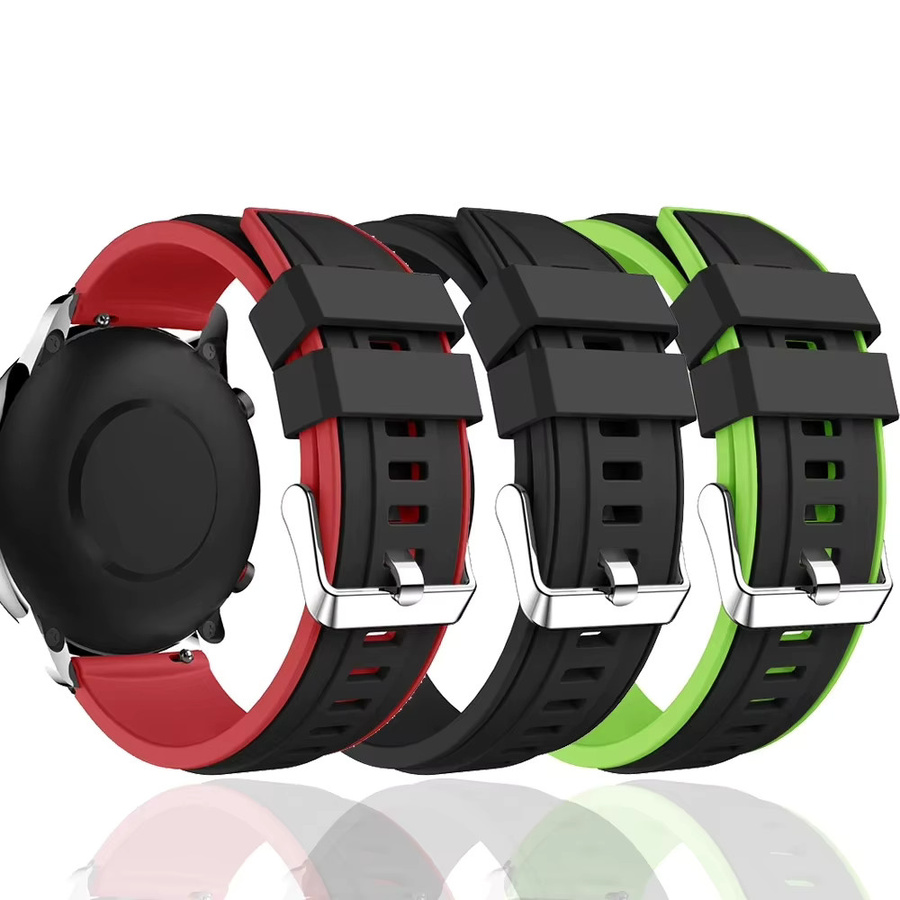 Amazfit Uhrenarmband Silikon, 22 mm, 20 mm, Sport-Smartwatch-Band - Bild 1