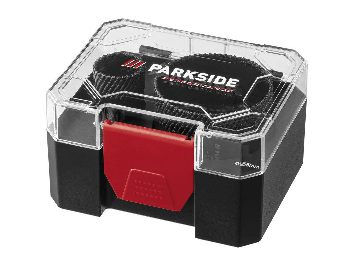 Parkside Diamant-Bohrkronen Set für präzises Bohren, Durchmesser: 30 mm und 68 mm - Bild 4