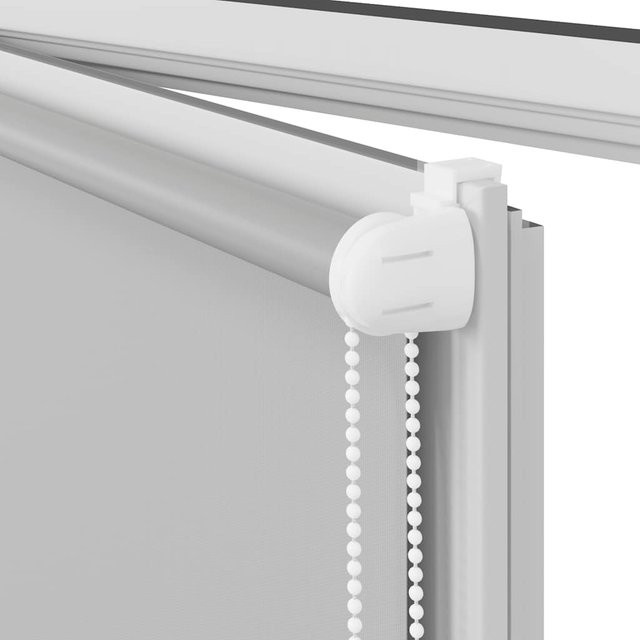 vidaXL Verdunkelungsrollo Grau mit Wärmedämmung B/H: 60 x 120 cm - Bild 2