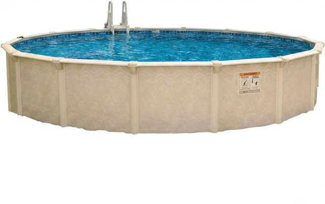 Interline Stahlwandpool Century Rund Durchmesser: 6,40 m, Tiefe: 1,32 m Basis Set - Bild 1