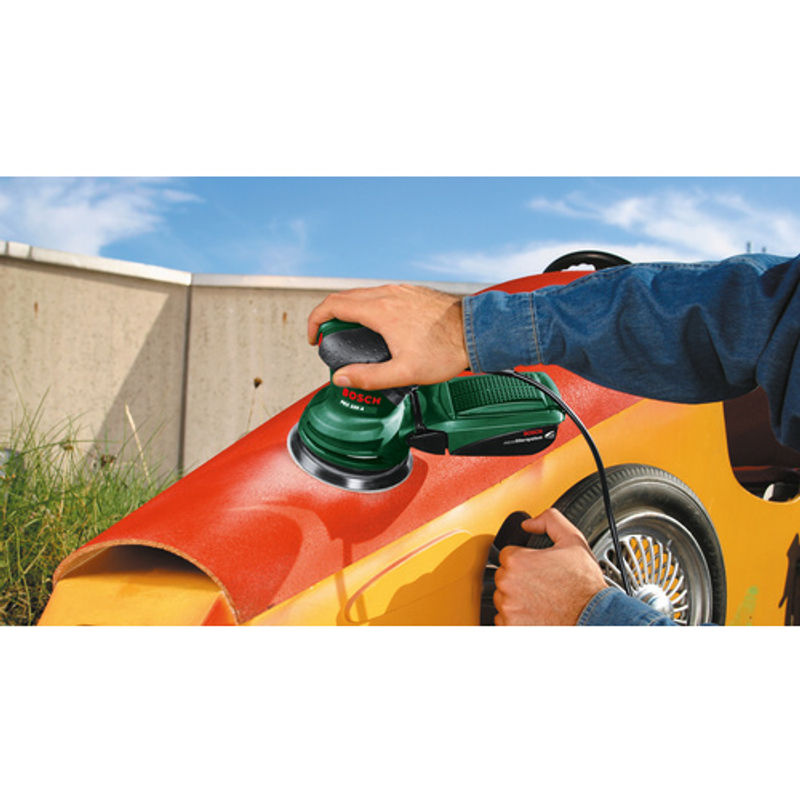 Bosch Exzenterschleifer PEX 220 A in Grün/Schwarz mit 220 W und 125 mm Schleifscheibendurchmesser - Bild 5