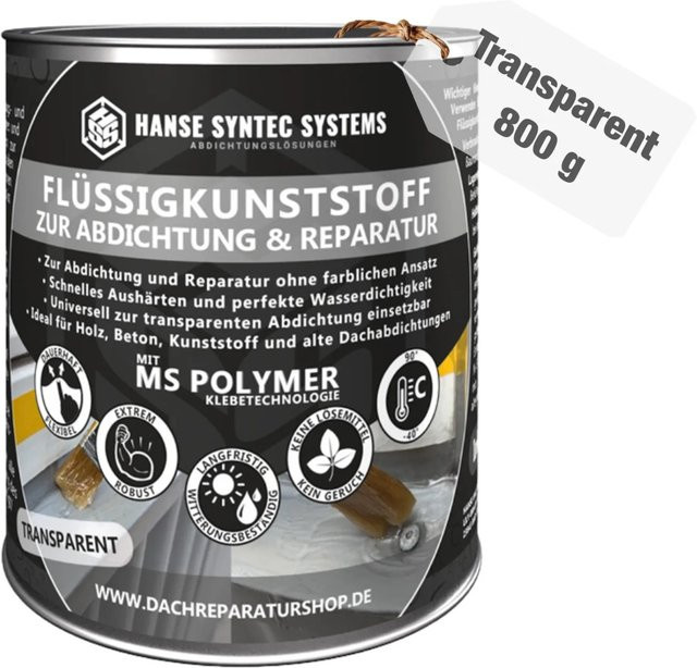 HSS Flüssigkunststoff MS-Polymer Transparent 800 g - Bild 1