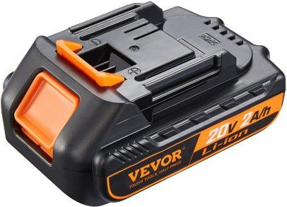 VEVOR 20V 2,0Ah Lithium-Ionen Ersatzakku für Elektrowerkzeuge in Schwarz, B/T/H: 74,8 x 50,7 x 15,8 mm - Bild 1