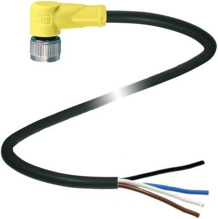 Pepperl+Fuchs 254642 Sensor-Aktor-Steckverbinder konfektioniert gelb 4-polig 2m - Bild 1