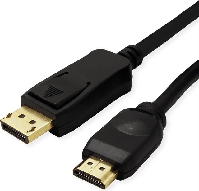 DisplayPort Kabel DP-UltraHDTV ST/ST in Schwarz, Länge: 5 m - Bild 1
